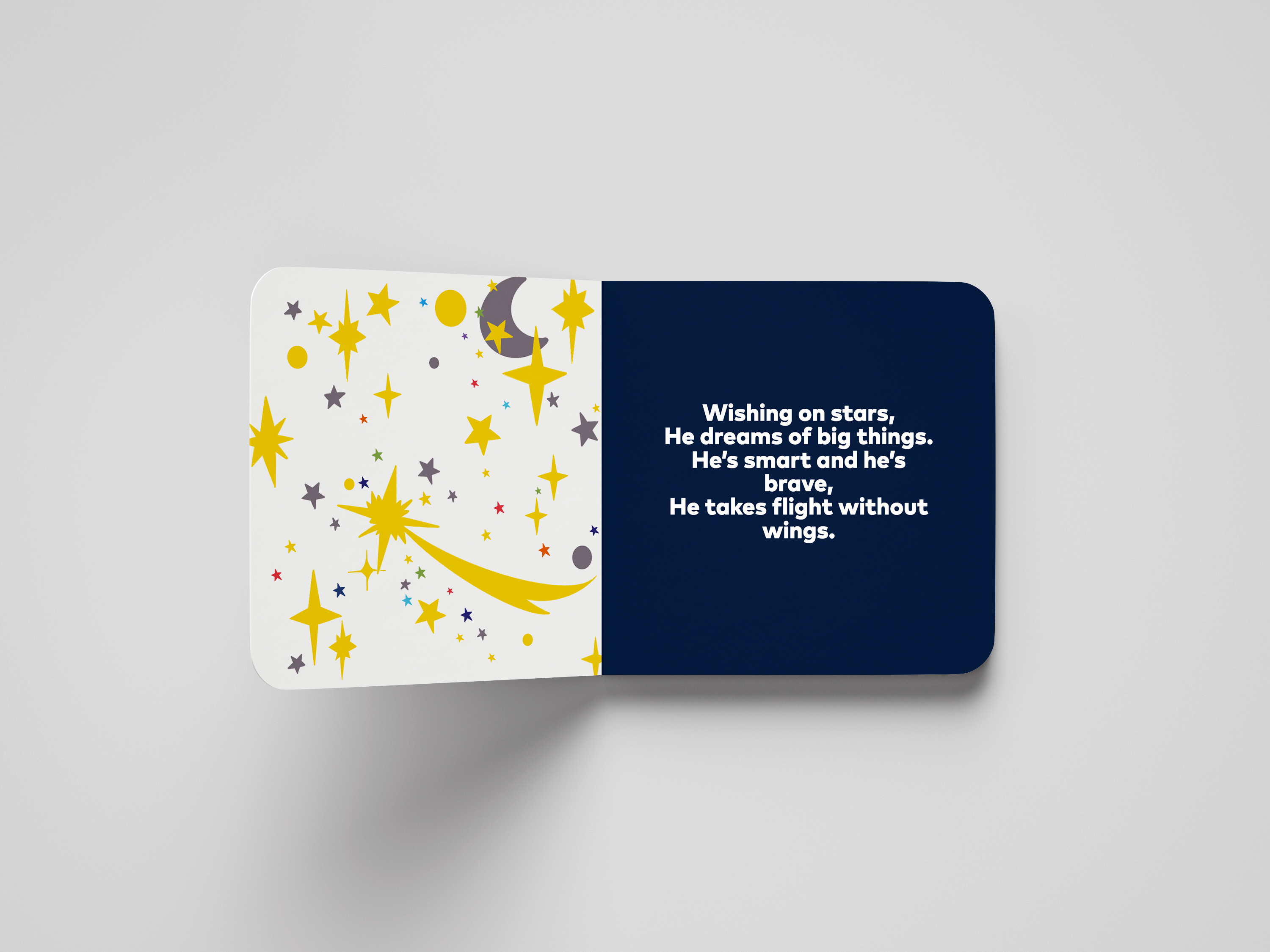 Illustration from Kai in the Sky featuring stars