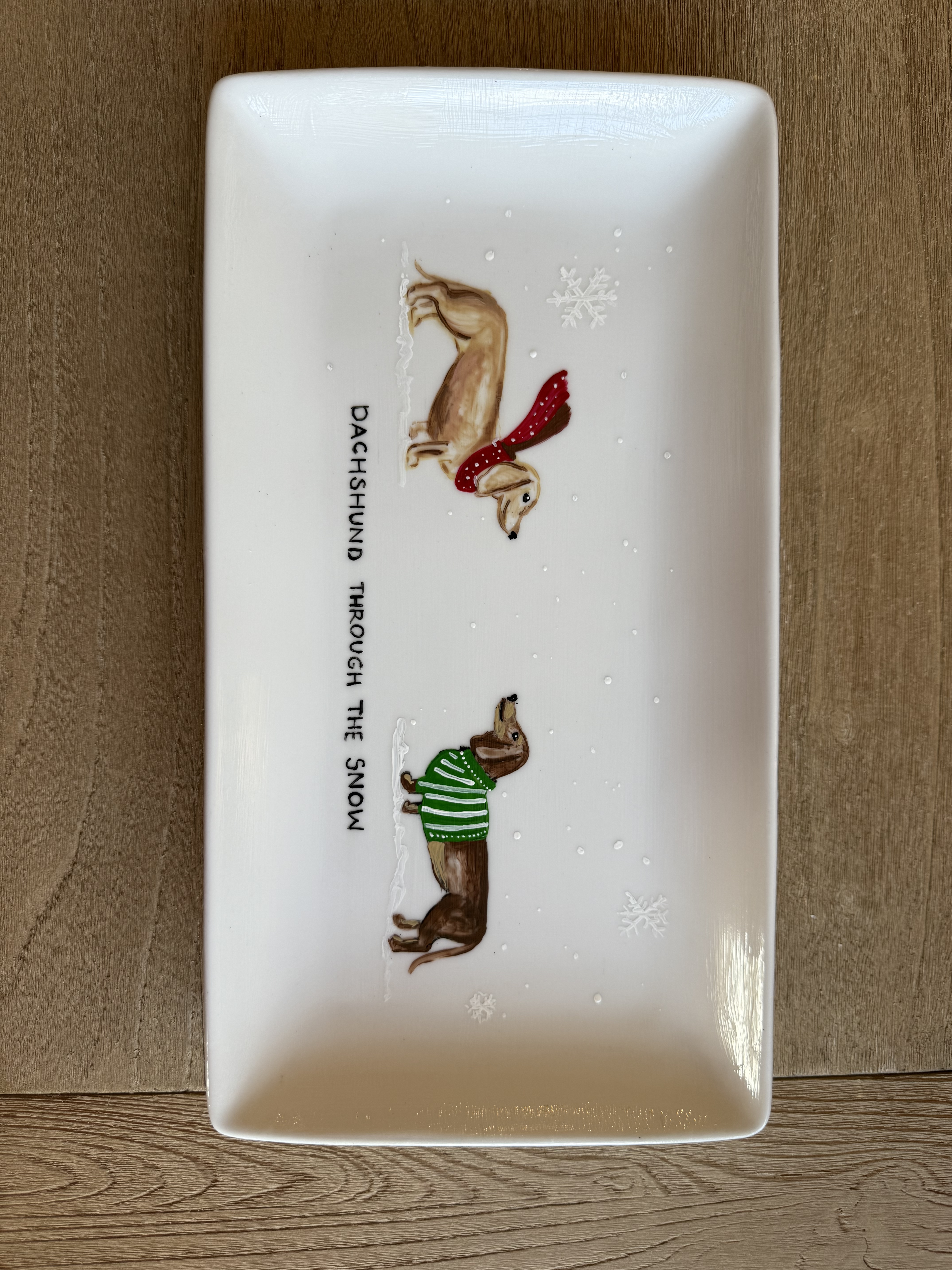 Hand-painted ceramic plate, second