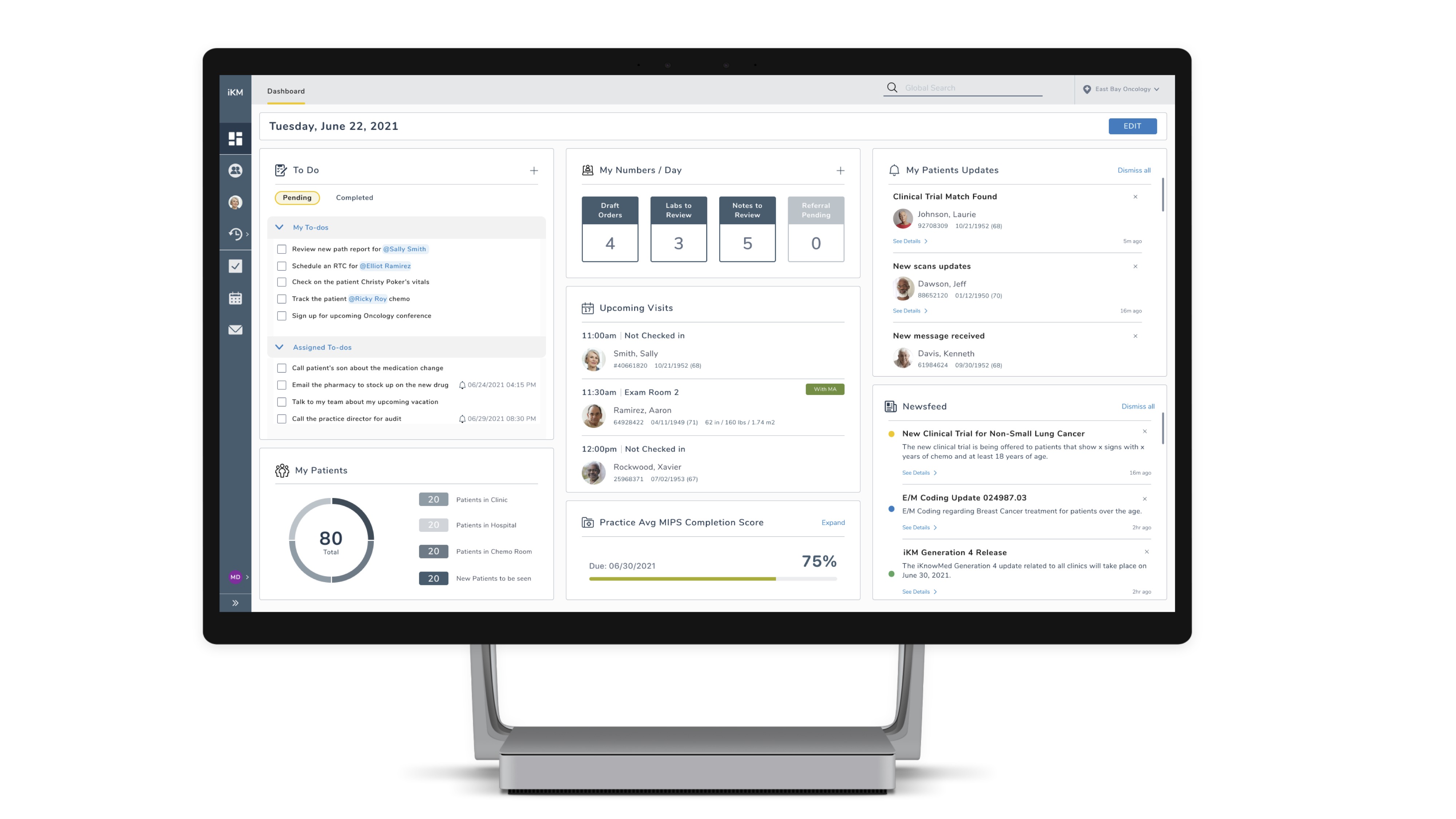Hero visual of the iKnowMed G2 redesign